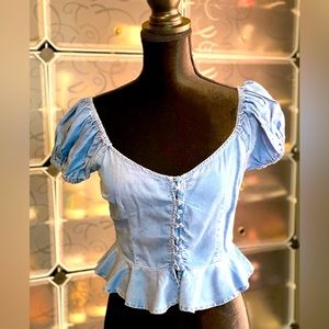 Beautiful Tencel Top with Buttons